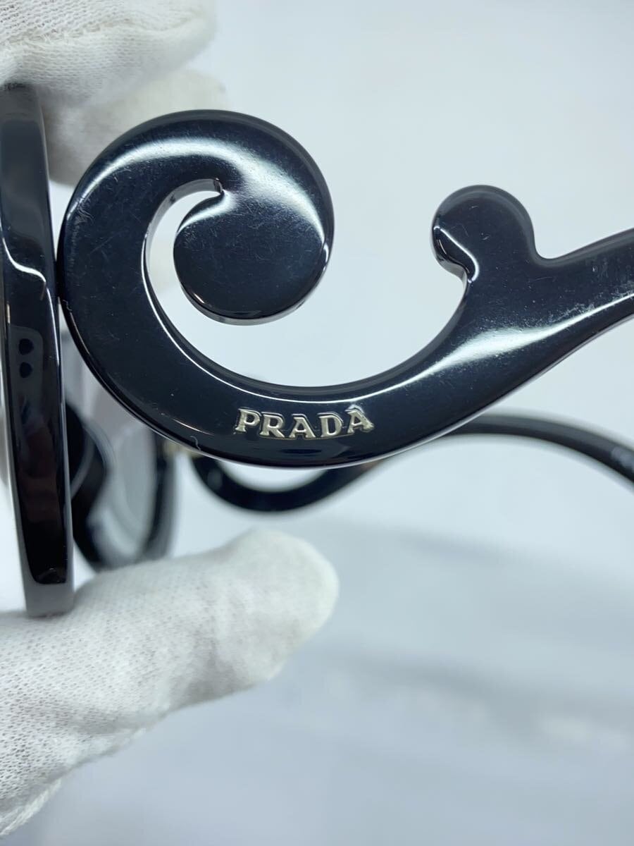 PRADA Sunglasses SPR27N A Plastic Black Gray Men s