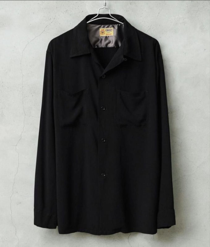 Waiper x Town Craft Rayon Open Collar Shirt