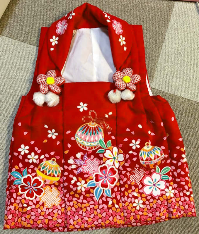 Shichi-Go-San Kimono Set for Girls 3 Years