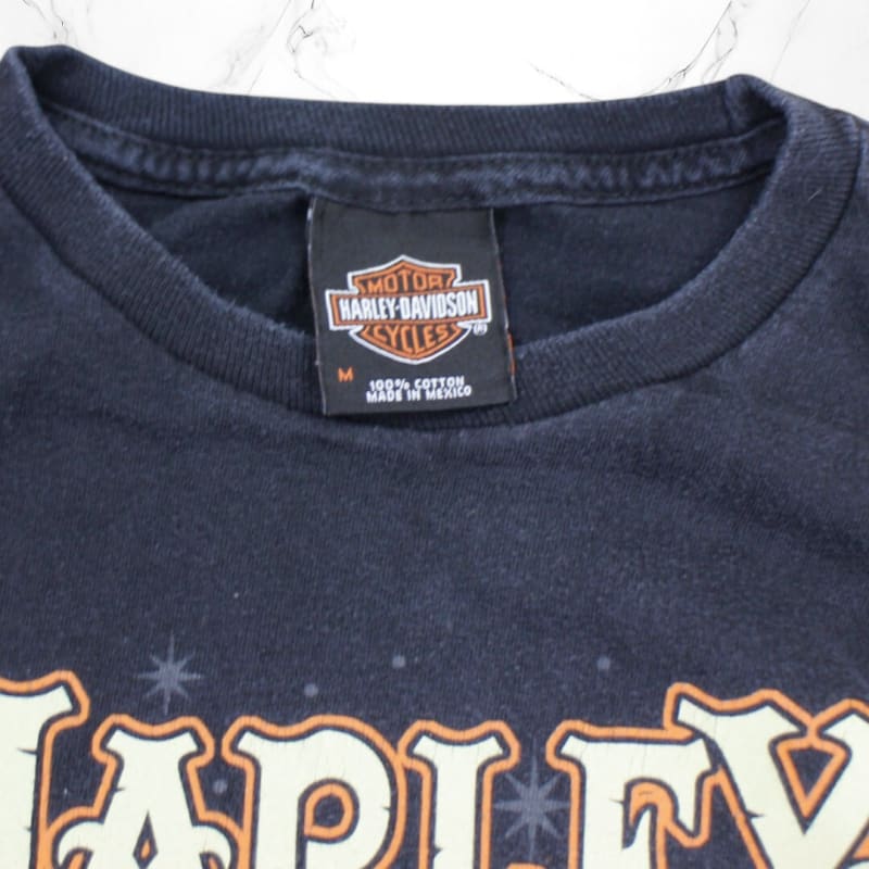 Vintage Harley Davidson T-Shirt Washed Black
