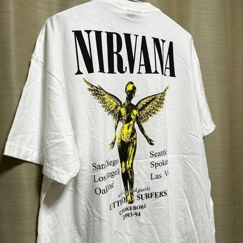 Nirvana Smiley & In Utero T-Shirts XL