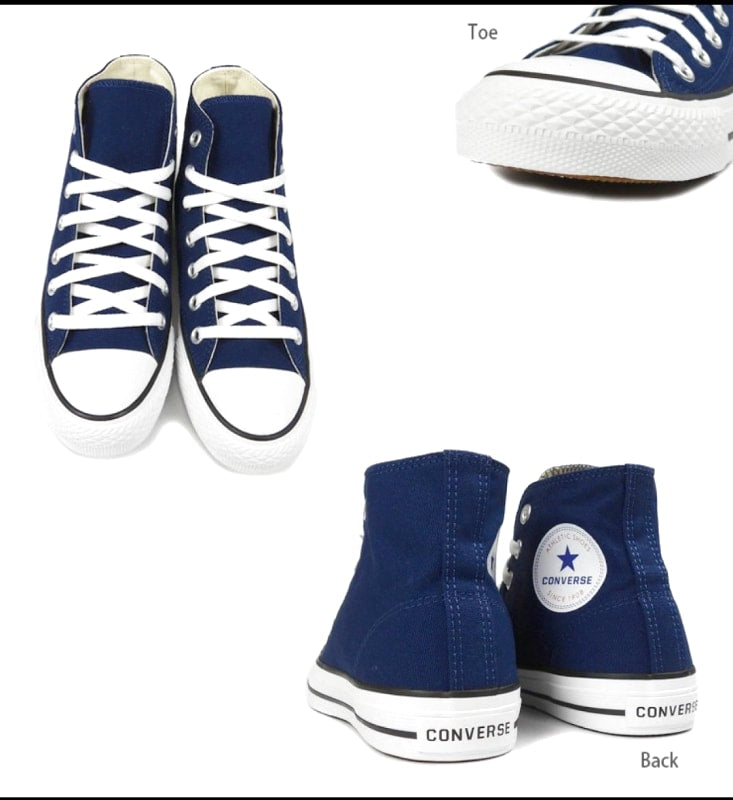 Converse High-Top Sneakers Navy 23.5cm