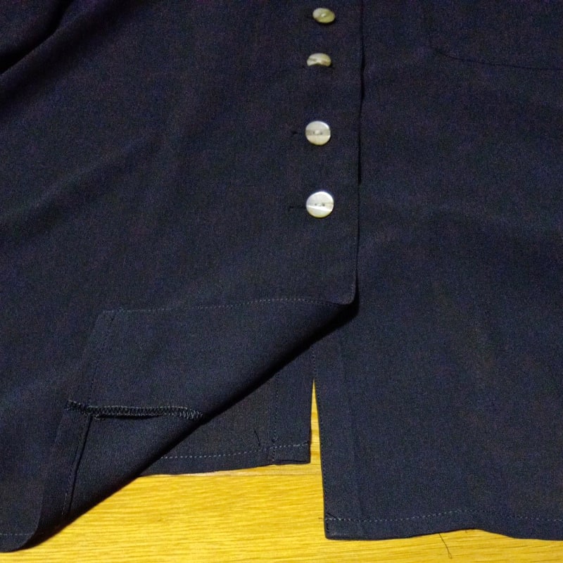 Short Sleeve Shirt Black Casual Open Collar