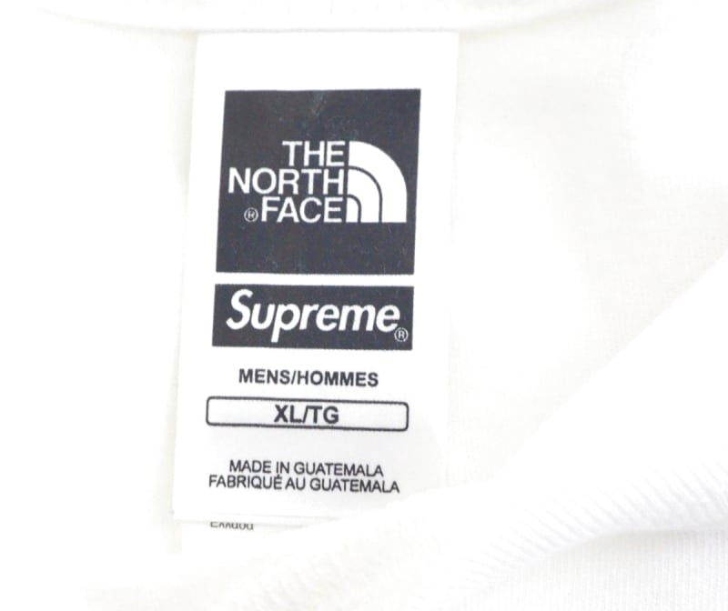 Supreme The North Face Metallic Logo T-Shirt White XL