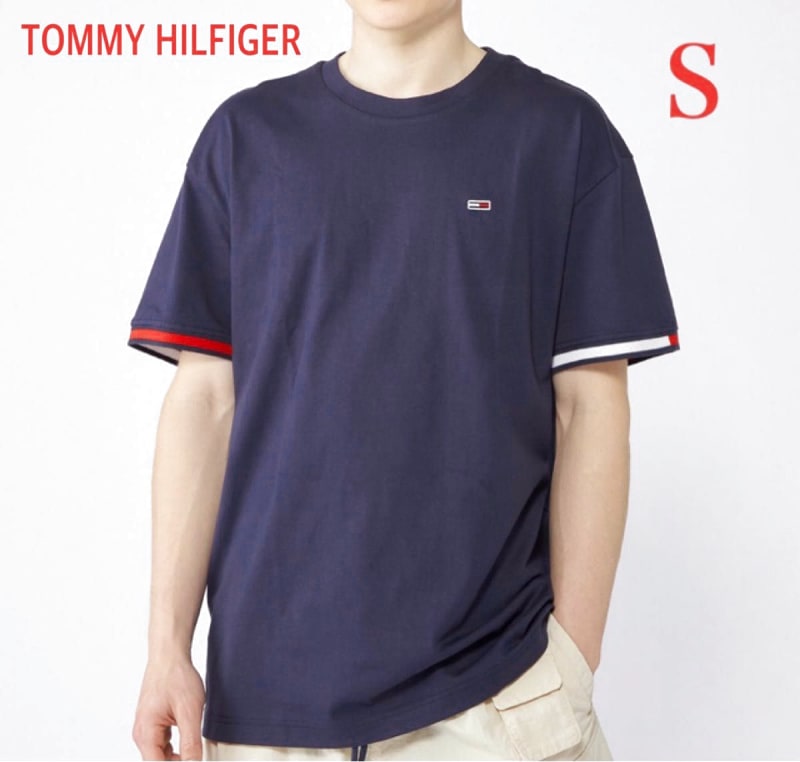 Tommy Hilfiger Relaxed Flag Cuff T-Shirt Size S
