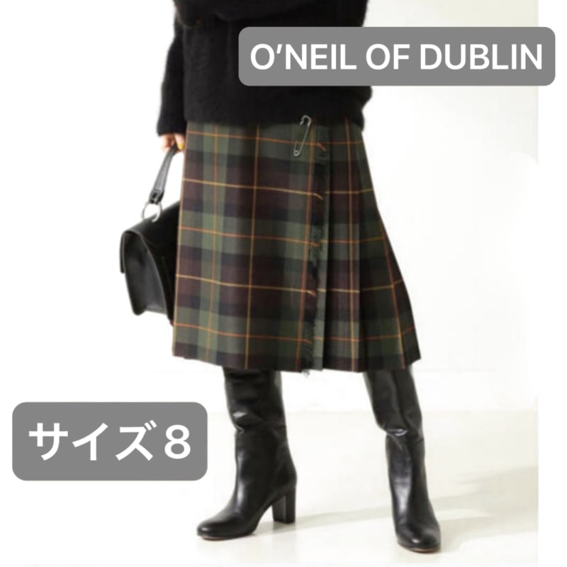 O Neil of Dublin Middle Kilt Skirt in Derrycnw Size 8