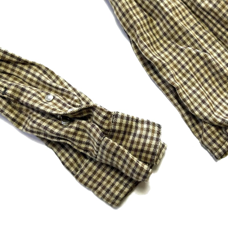 Junhashimoto Wrinkle Check Hook Shirts Size 4