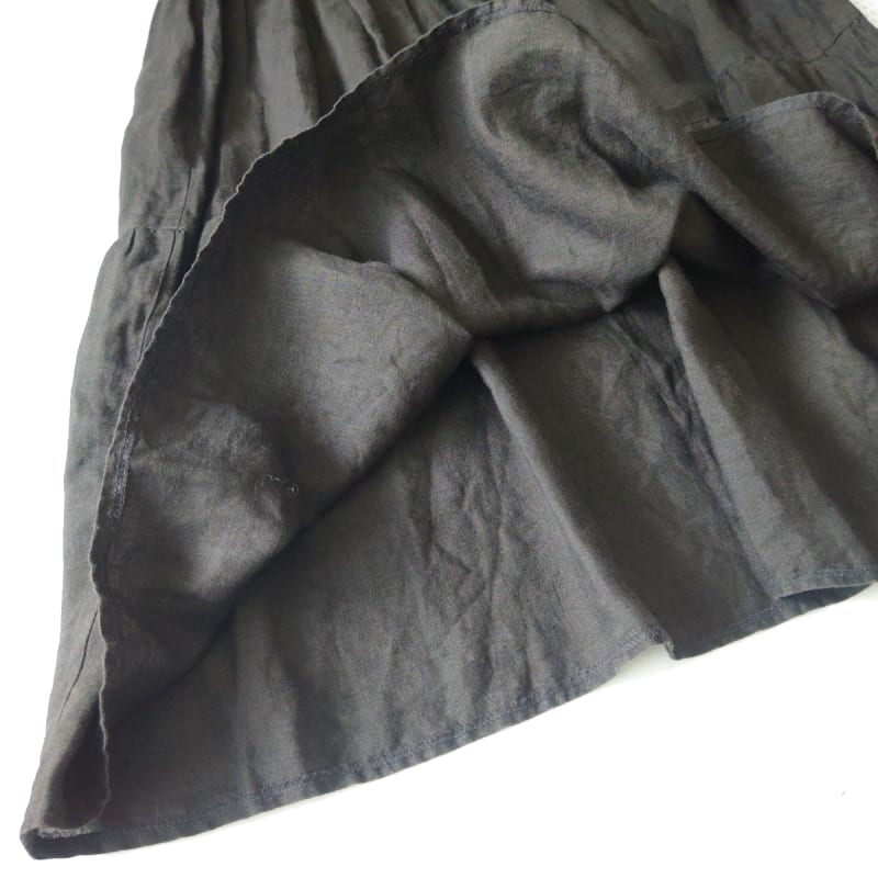O Neil of Dublin Pinafore Dress in Linen Tiered Maxi Style