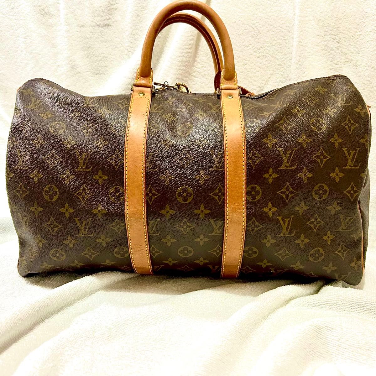 Louis Vuitton Keepall 45 Monogram Boston Bag Unisex