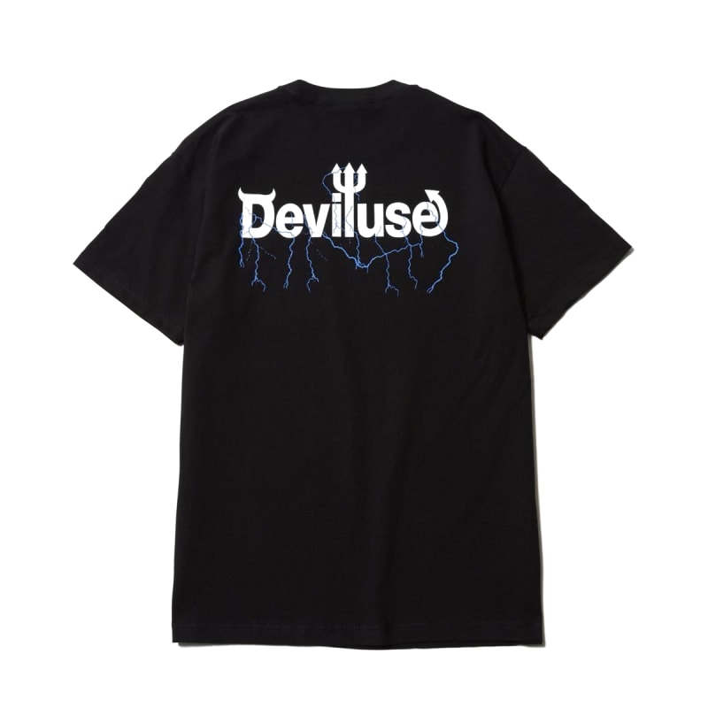Volt Logo T-Shirts FACT×Deviluse Black L New