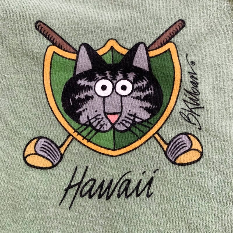 90s Crazy Shirts Krivan Cat Vintage Big Logo T-Shirt