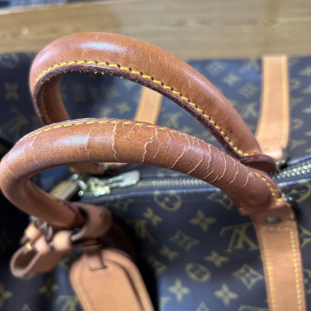 Louis Vuitton Keepall 50 Monogram Boston Bag M41426 Brown