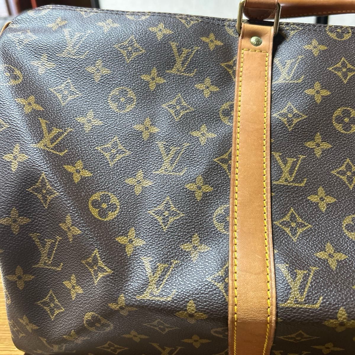 Louis Vuitton Keepall 50 Monogram Boston Bag M41426 Brown