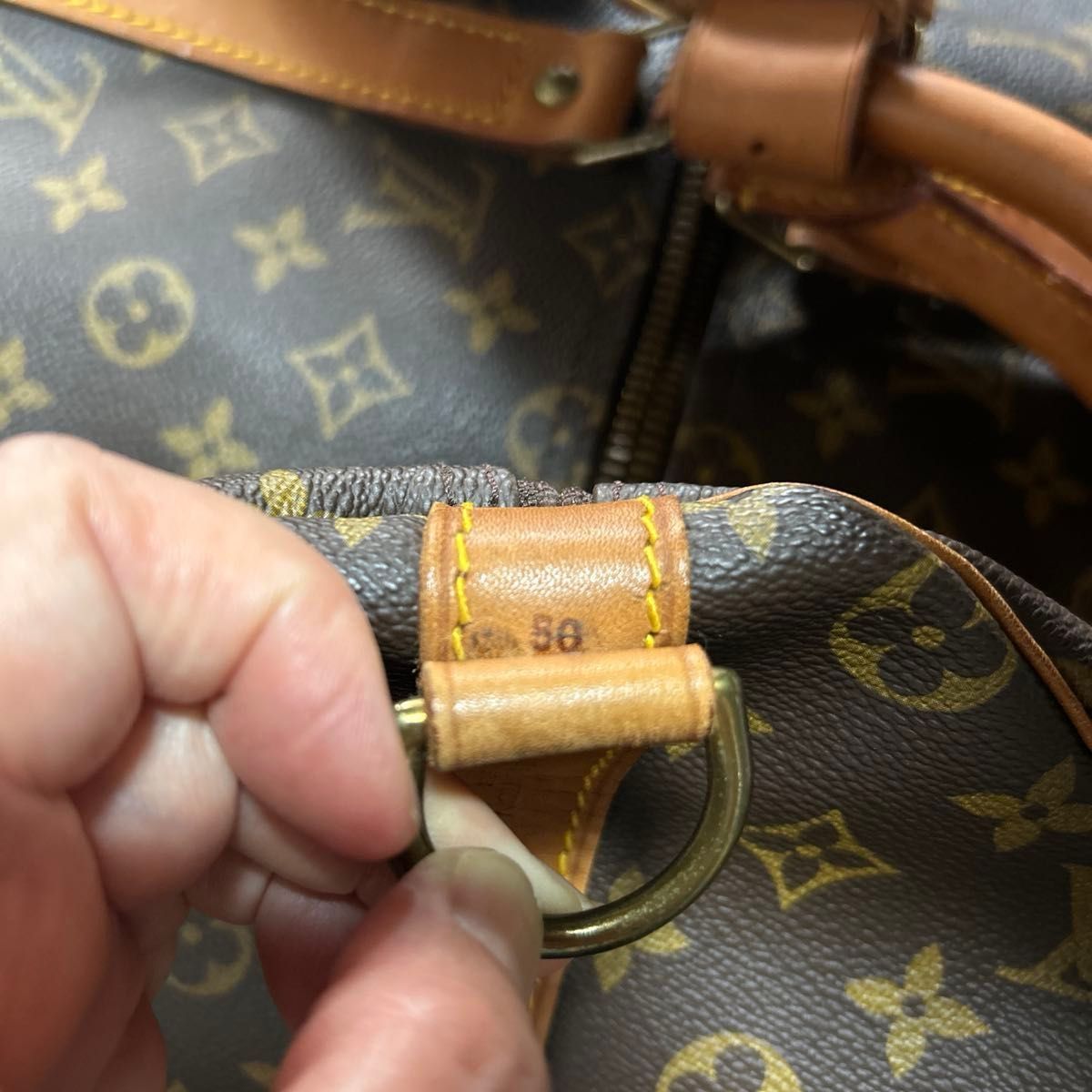 Louis Vuitton Keepall 50 Monogram Boston Bag M41426 Brown