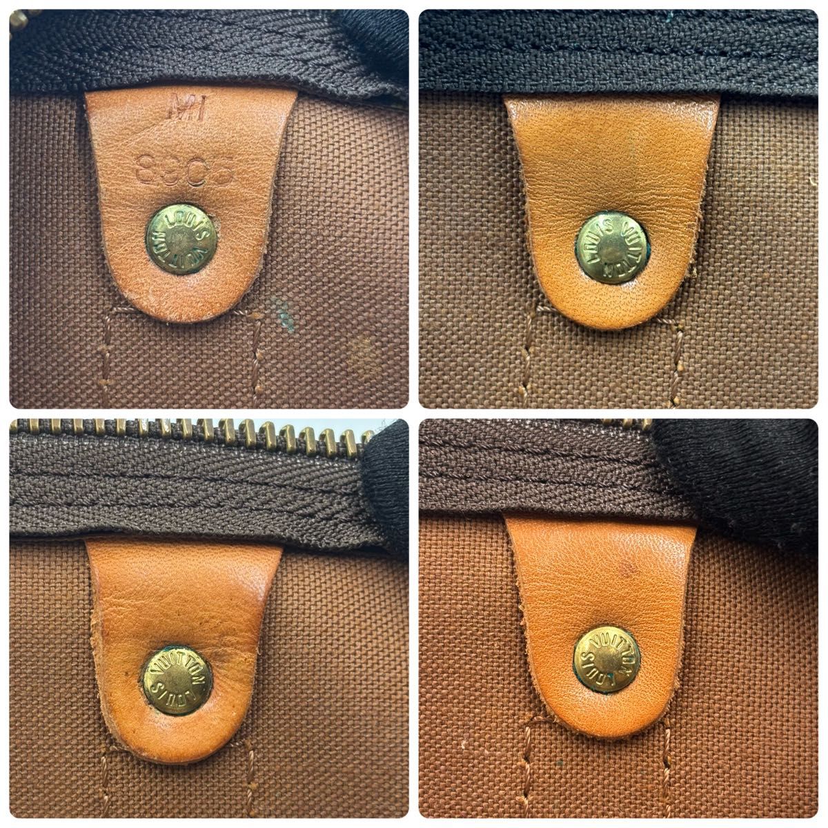 Louis Vuitton Keepall 60 Monogram Leather Boston Bag M41422 Brown