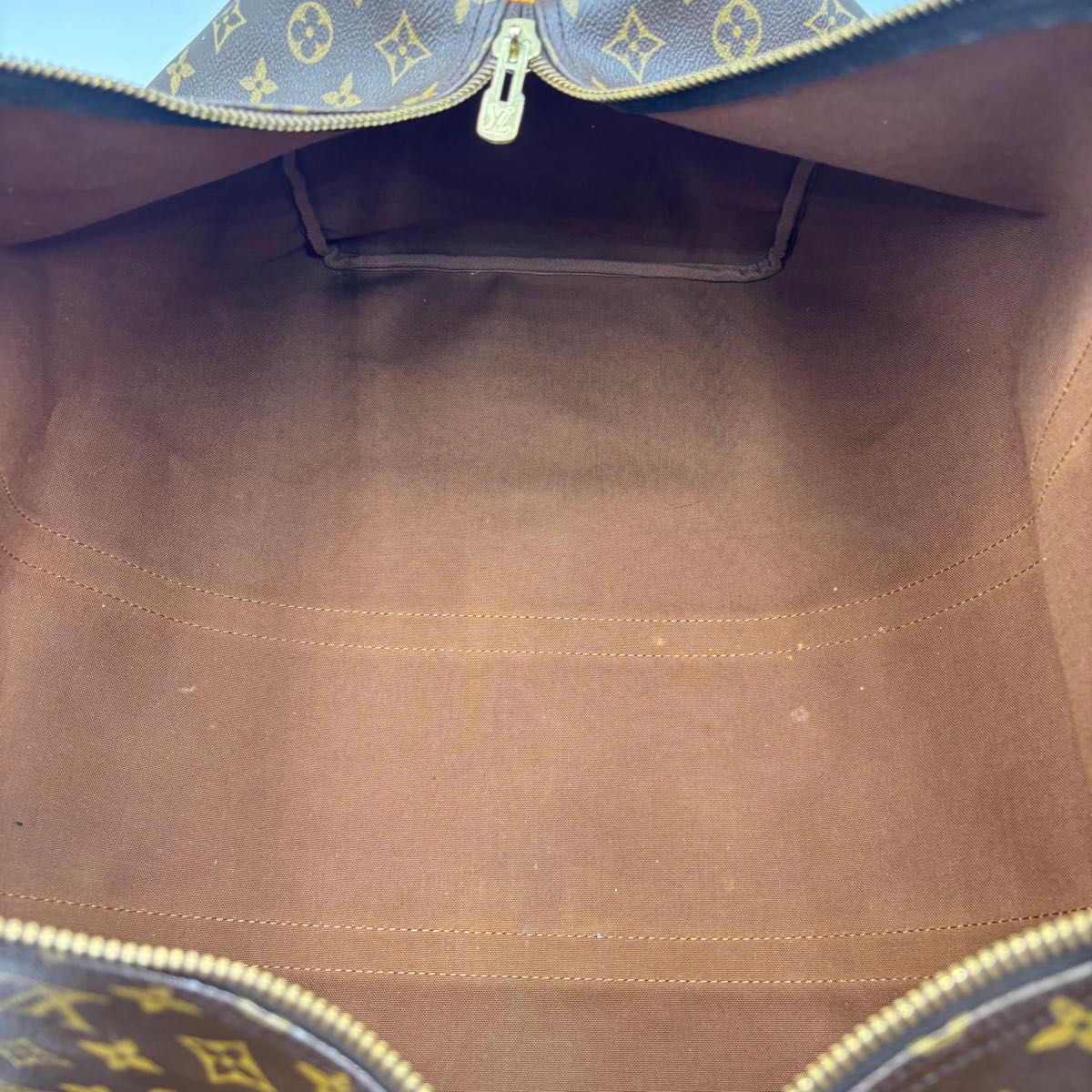 Louis Vuitton Keepall 60 Monogram Leather Boston Bag M41422 Brown