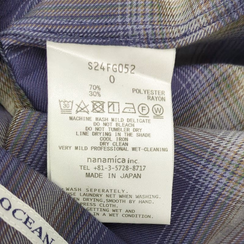 Nanamica Classic Fit Ombre Check Long Sleeve Shirt