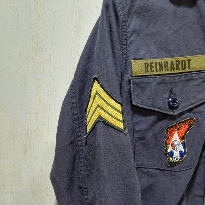 Marka Utility Shirts John Lennon Military Shirt Navy Size 1