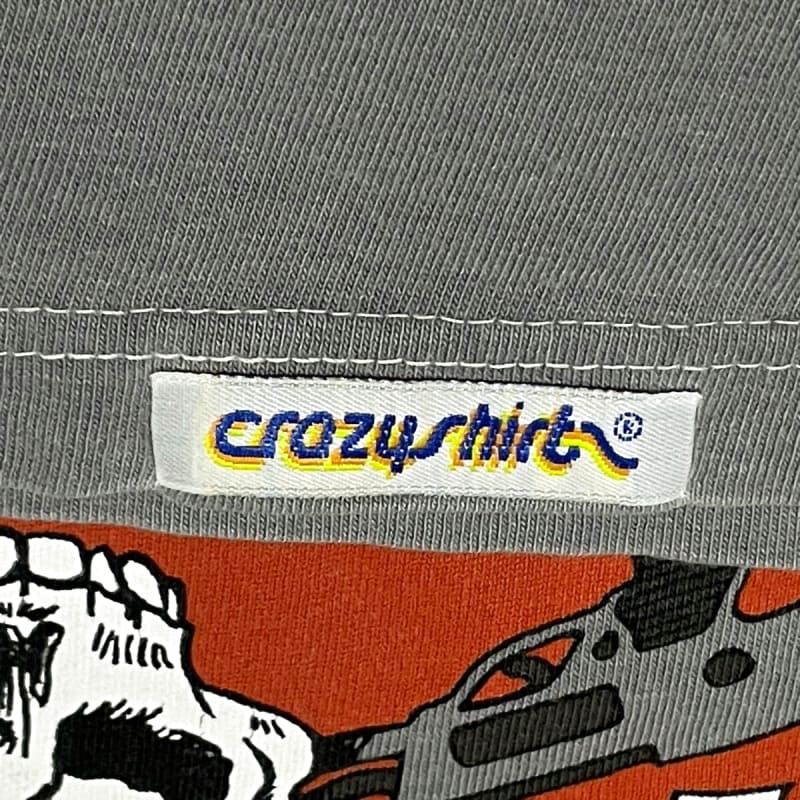 90s USA Made Crazy Shirts Skull T-Shirt Vintage