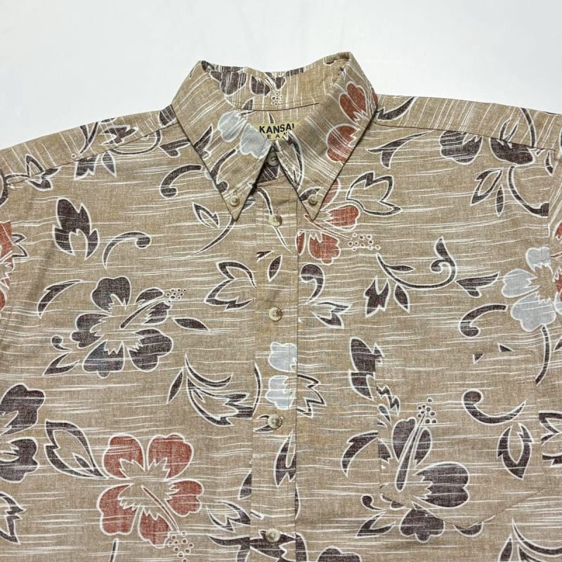Kansai Jeans Aloha Shirt Reverse Print Size L