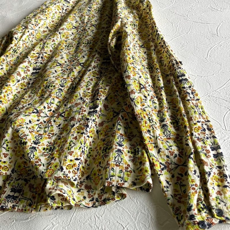 Eddie Bauer Floral Blouse Long Sleeve Shirt
