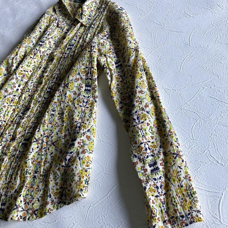 Eddie Bauer Floral Blouse Long Sleeve Shirt