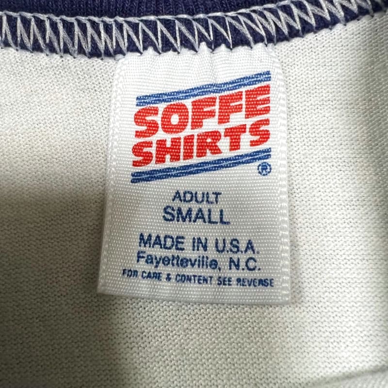 90s USA Made Soffe Shirts Three-Quarter Raglan Sleeve Men's S