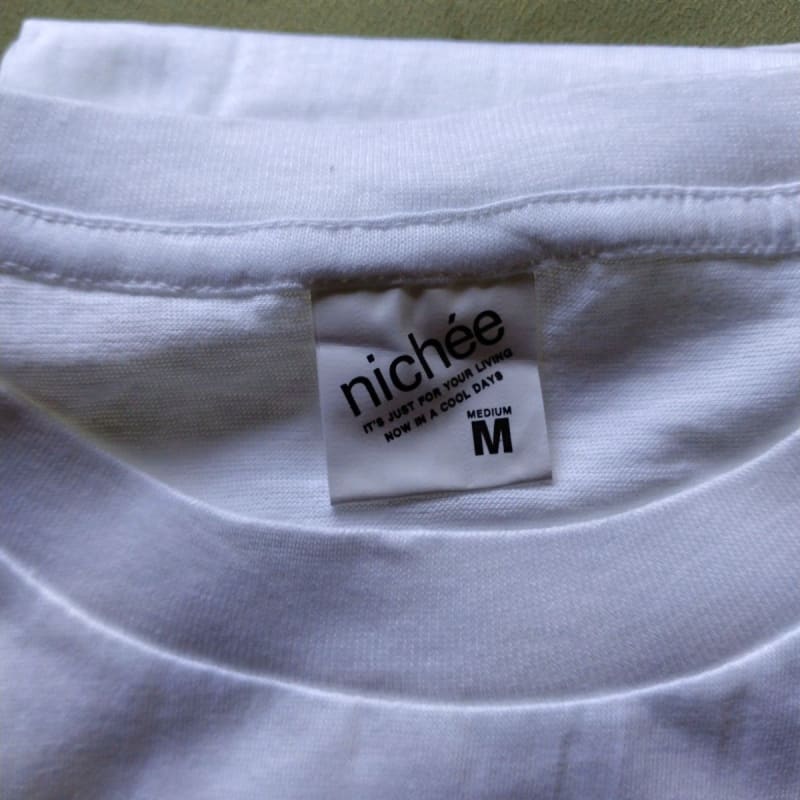 Unused Crew Neck Short Sleeve T-Shirt Set of 2 Size M White