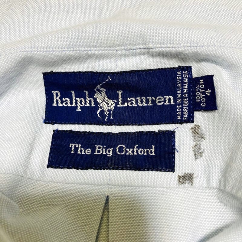 Ralph Lauren Oxford Button-Down Long Sleeve Shirt Blue