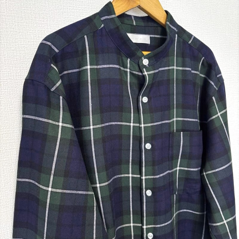 Sense of Place Urban Research Men's Check Long Sleeve Shirt Green M