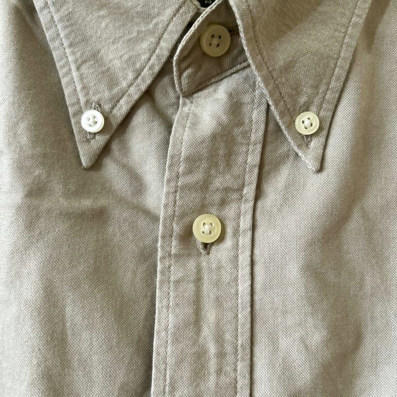 Eddie Bauer Short Sleeve Shirt Beige L Size Men's