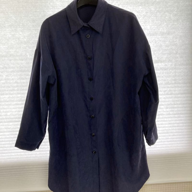 Navy Linen Shirt