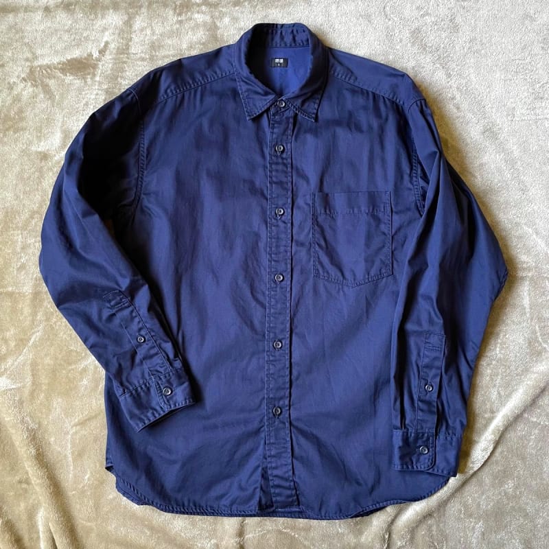 Uniqlo Twill Overshirt Navy Size S
