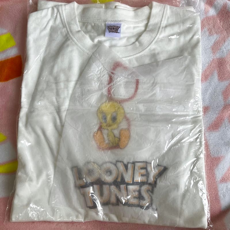 Looney Tunes T-Shirt White Free Size