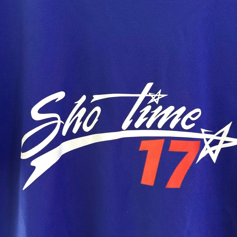 Sho Time 17 Logo T-Shirt L Size Blue