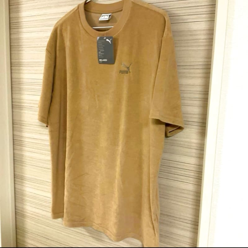 Puma Relaxed Fit T-Shirt Beige XL