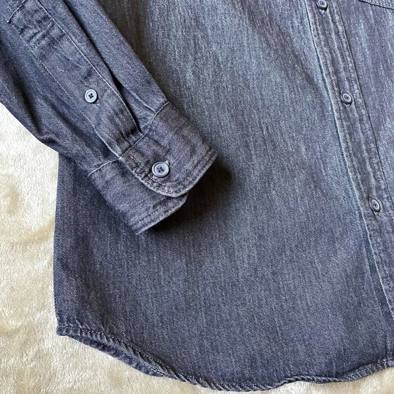Uniqlo Denim Overshirt Black S