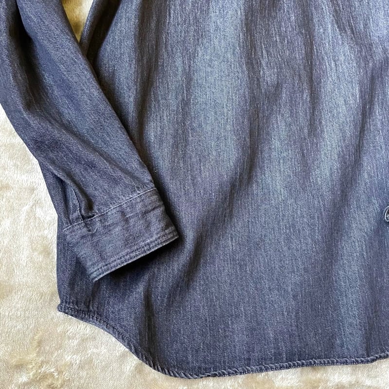 Uniqlo Denim Overshirt Black S