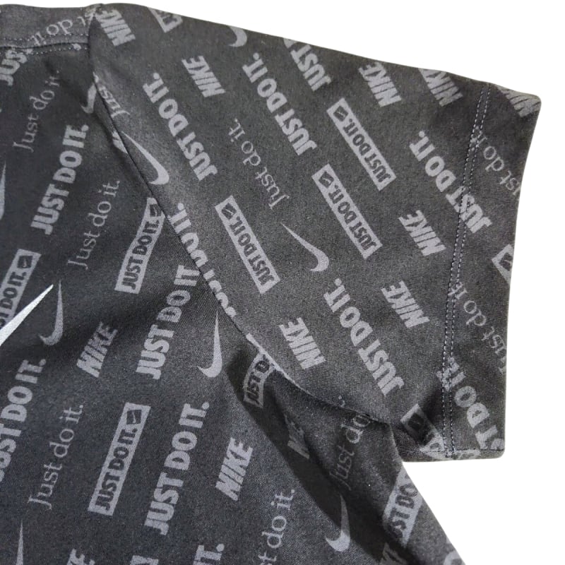 Nike All-Over Print T-Shirt M Black