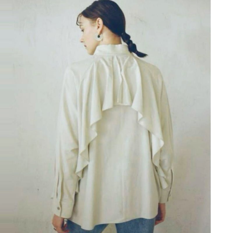 CLANE Backflow Wing Frill Shirt