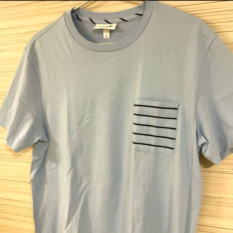 Lacoste Classic Fit Pocket T-Shirt Size M Light Blue