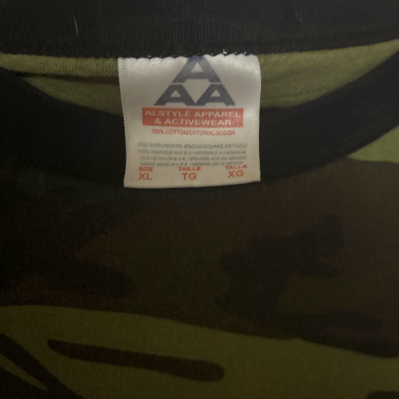 Vintage Camouflage Short Sleeve T-Shirt