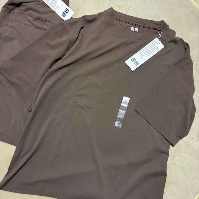 Uniqlo U Dry-Ex Crew Neck T-Shirt and Shorts Set S New