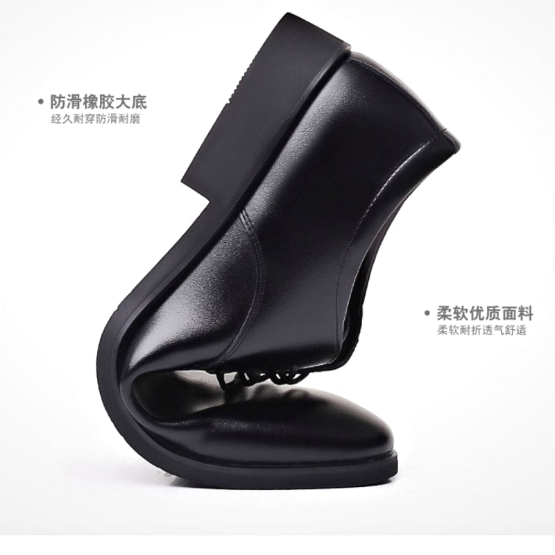 Business Shoes 28cm Men's Sneakers Formal Lightweight Black