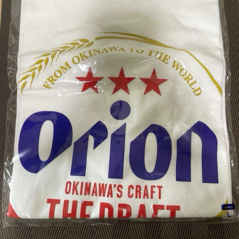 Orion Beer 100% Cotton T-Shirt Draft Can L