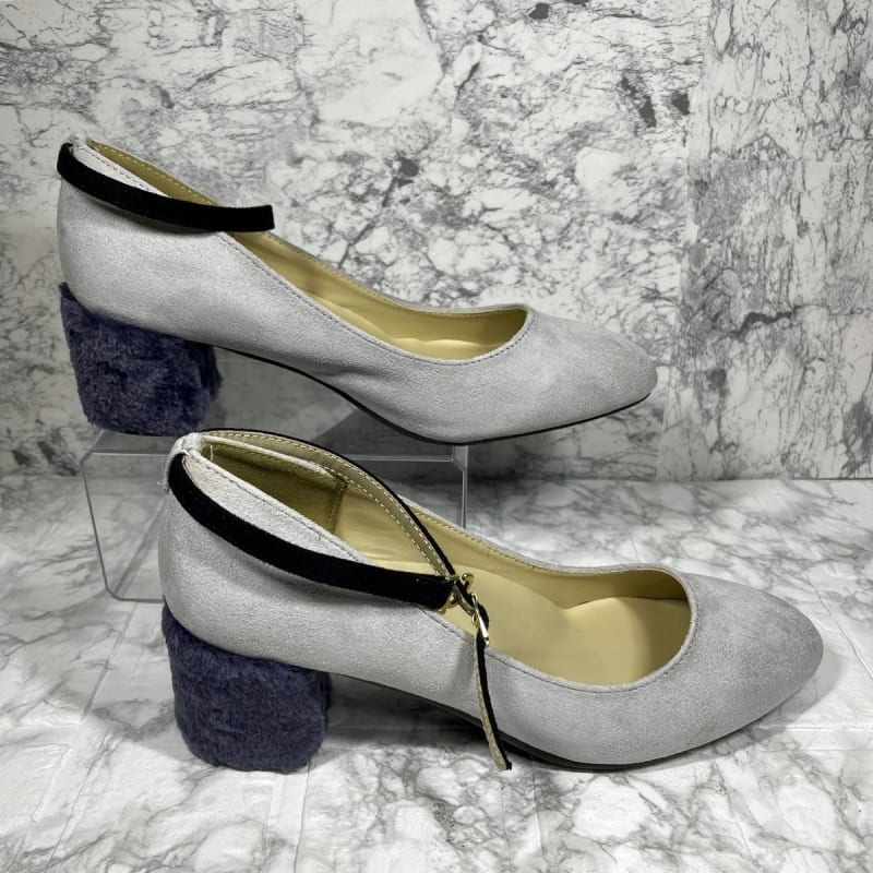 Nouber Voug Relax Chunky Heel Pumps L Size