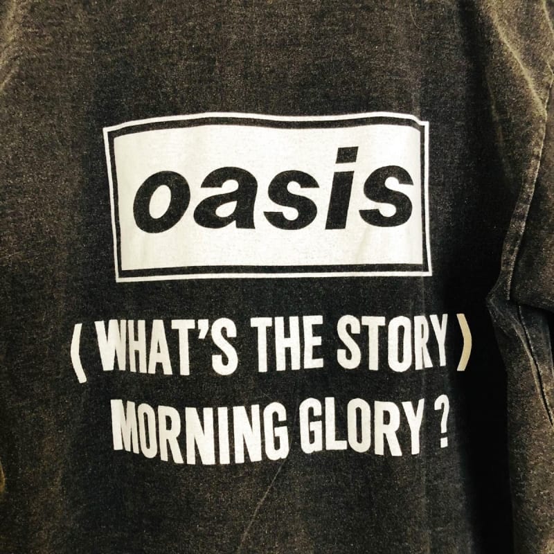 Oasis Morning Glory Band T-Shirt Size L Black
