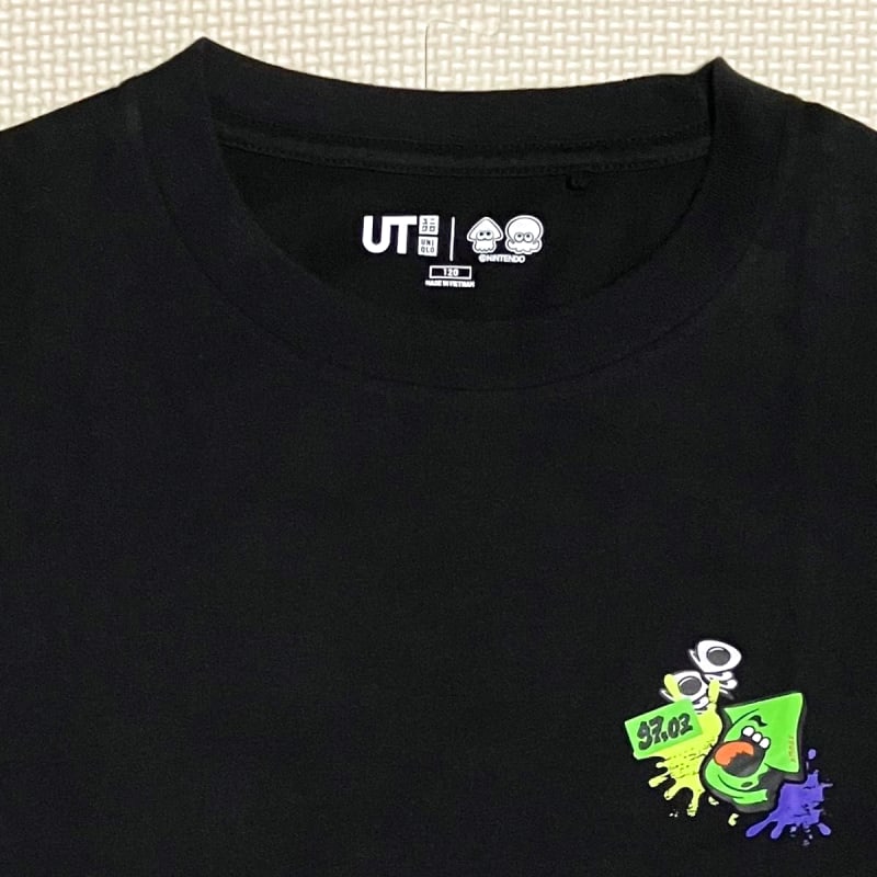 Uniqlo Splatoon Short Sleeve T-Shirt Size 120