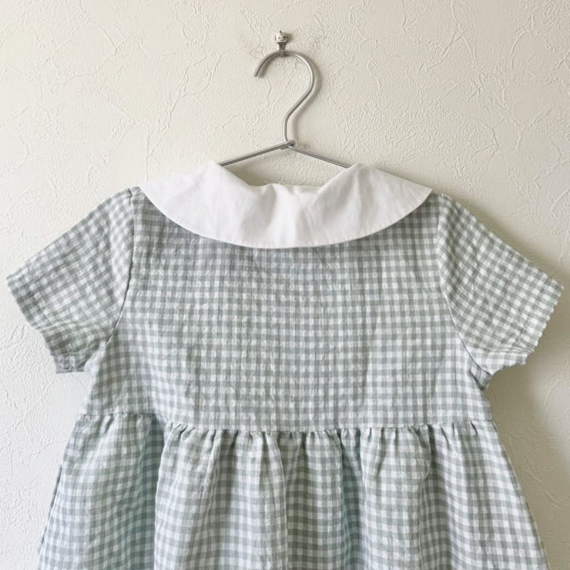 Birthday Gingham Check Dress 110cm