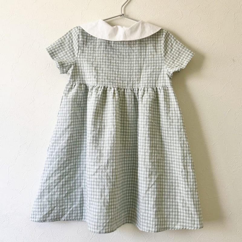 Birthday Gingham Check Dress 110cm